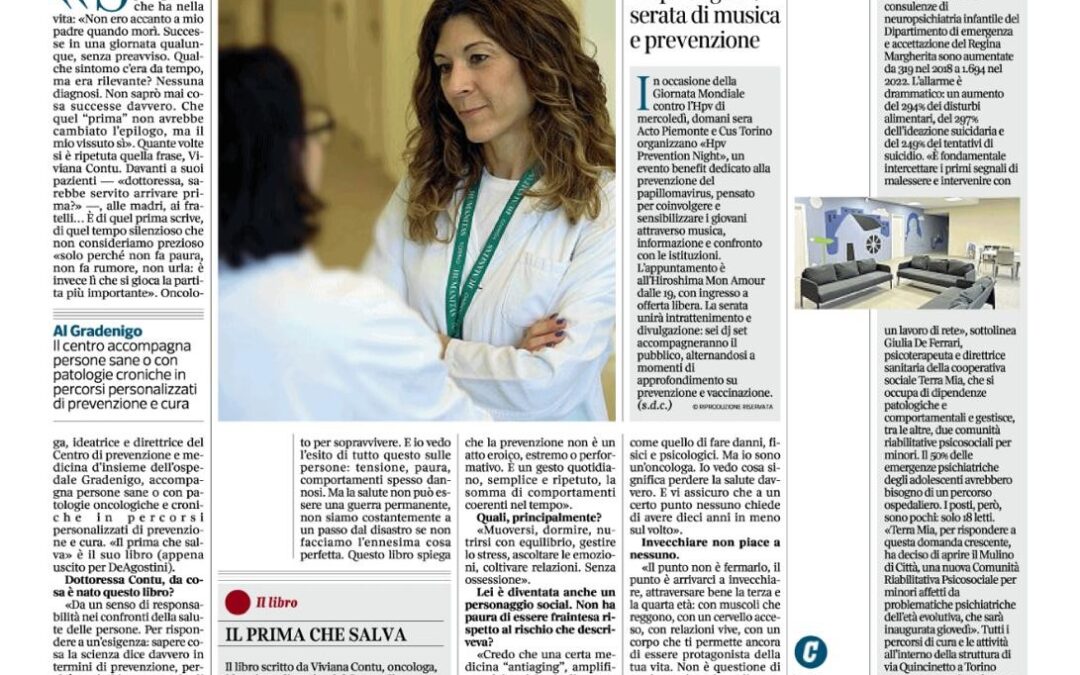 Corriere della sera – Adolescenti in crisi: apre il Mulino di Città